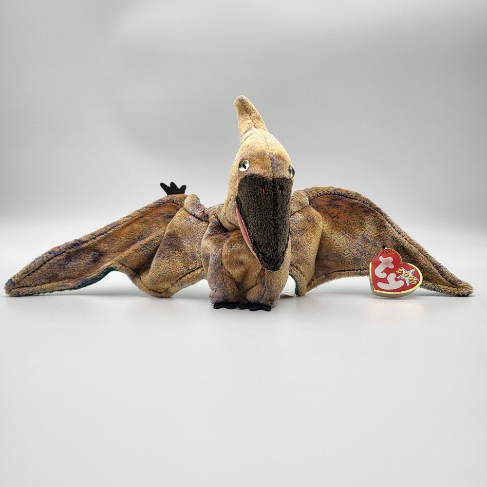 Y2k Vintage Ty Beanie Baby Swoop Pterodactyl 2000‎ (Retired) - Mint with Tags
